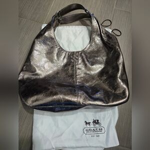 Coach Metallic Silver Women's Bag